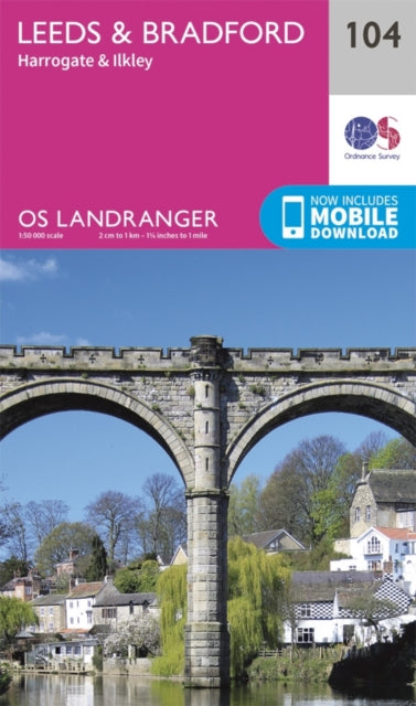 Landranger 104 Leeds Bradford Harrogate