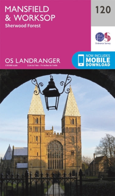 Landranger 120 Mansfield Worksop Sherwoo