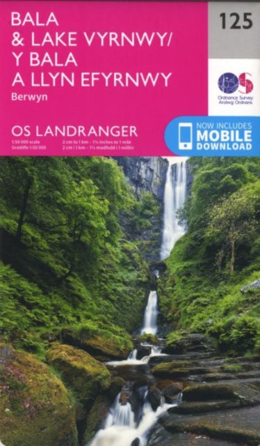 Landranger 125 Bala Lake Vyrnwy Berwyn By Ordnance Survey