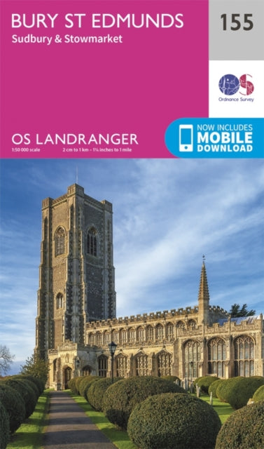 Landranger 155 Bury St Edmunds Sudbury S