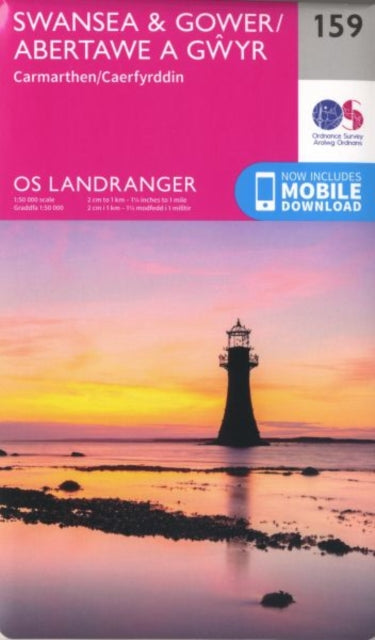 Landranger 159 Swansea Gower Carmarthen