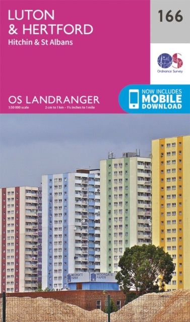 Landranger 166 Luton Hertford Hitchin St