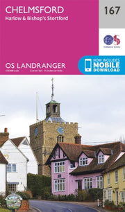 Landranger 167 Chelmsford Harlow Bishops By Ordnance Survey