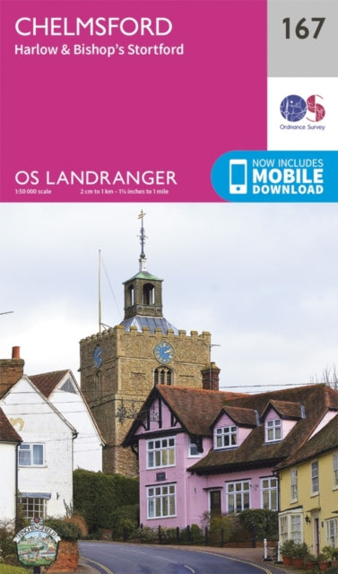 Landranger 167 Chelmsford Harlow Bishops