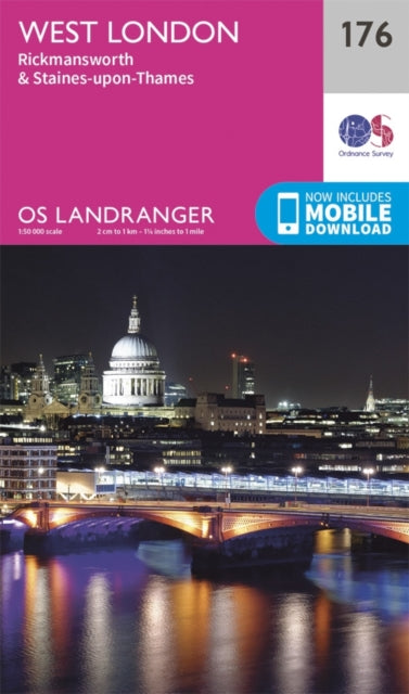 Landranger 176 West London Rickmansworth