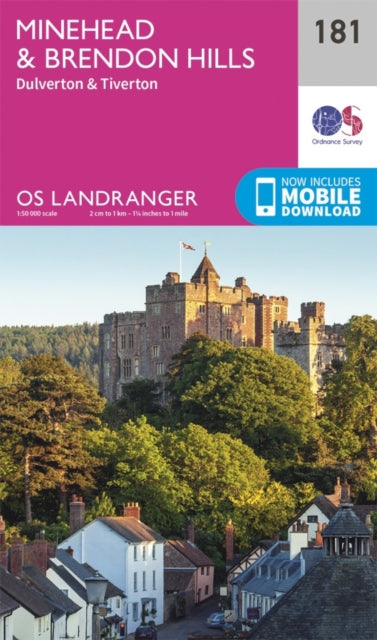 Landranger 181 Minehead Brendon Hills Du