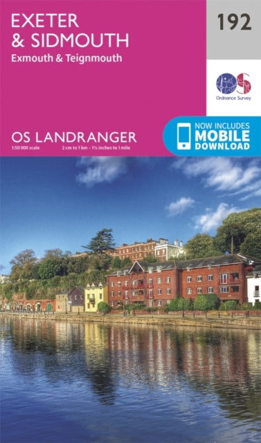 Landranger 192 Exeter Sidmouth Exmouth T