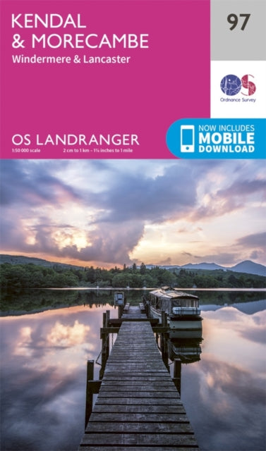 Landranger 97 Kendal Morecambe Windermer