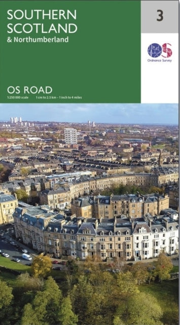 Os Road Map 3 Southern Scotland & Northd