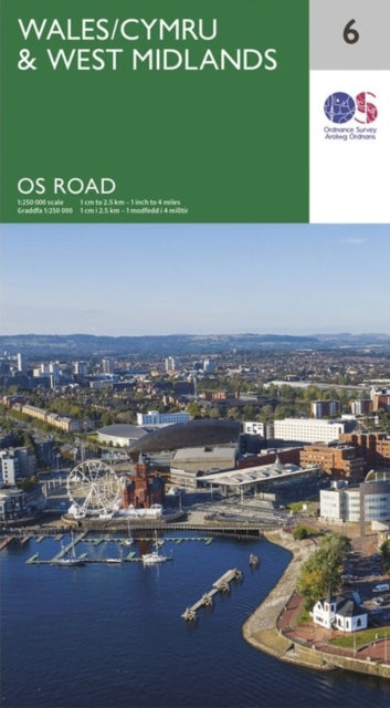 Os Road Map 6 Wales & West Midlands