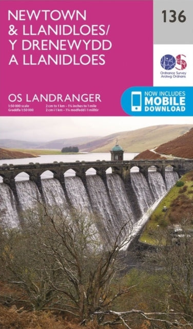 Landranger 136 Newtown Llanidloes
