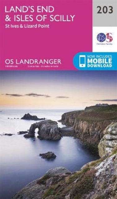 Landranger 203 Lands End Isles Of Sc By Ordnance Survey