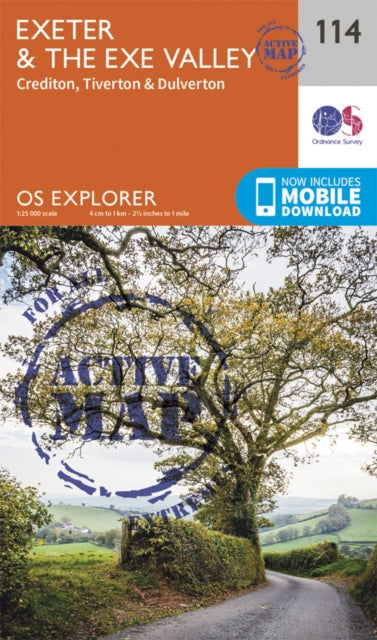 Os Active 114 Exeter & The Exe Valley