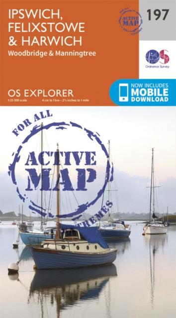 Os Active 197 Ipswich/felixstowe/harwich
