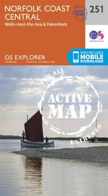 Os Active 251 Norfolk Coast Central
