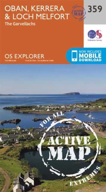 Os Active 359 Oban Kerrera/loch Melfort