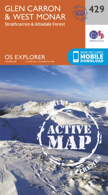 Os Active 429 Glen Carron & West Monar