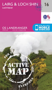 Landranger Active 16 Lairg Loch Shin Loc By Ordnance Survey