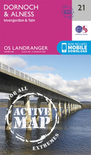 Landranger Active 21 Dornoch Alness Inve
