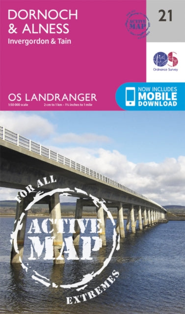 Landranger Active 21 Dornoch Alness Inve