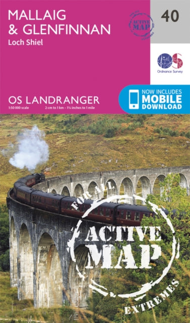 Landranger Active 40 Mallaig Glenfinnan