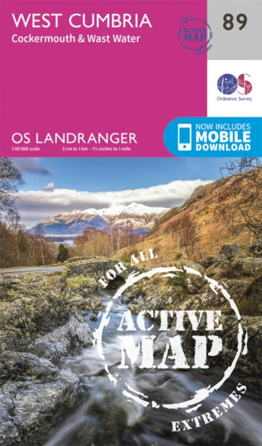 Landranger Active 89 West Cumbria Cocker