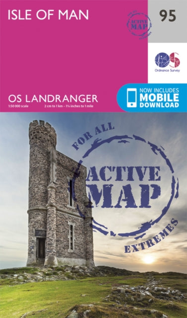 Landranger Active 95 Isle Of Man By Ordnance Survey