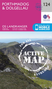 Landranger Active 124 Porthmadog Dolgell