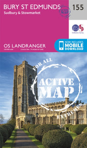 Landranger Active 155 Bury St Edmunds Su