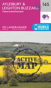 Landranger Active 165 Aylesbury Leighton By Ordnance Survey