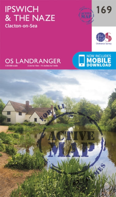 Landranger Active 169 Ipswich The Naze C