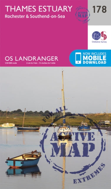 Landranger Active 178 Thames Estuary Roc