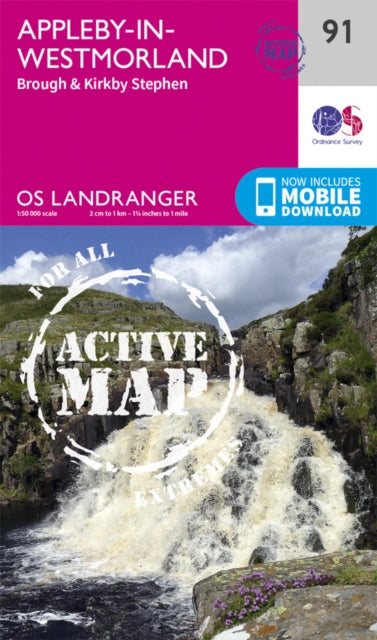 Landranger Active 91 Appleby In Westmorl