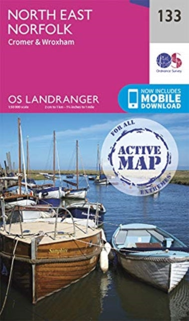 Landranger Active 133 North East Norfolk