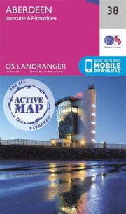 Landranger Active 38 Aberdeen Inverurie By Ordnance Survey Maps