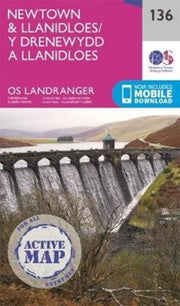 Landranger Active 136 Newtown Llanidloes