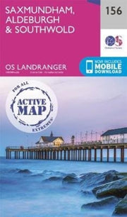 Landranger Active 156 Saxmundham Aldebur