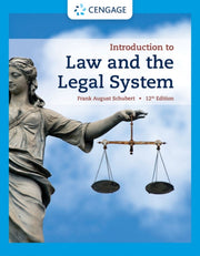 Introduction To Law And The Legal System By Schubert