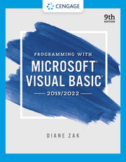 Programming W Microsoft Visualbasic 2019
