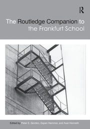 Routledge Companion To The Frankfurt Sch