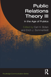 Public Relations Theory Iii