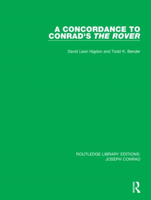 Concordance To Conrads The Rover