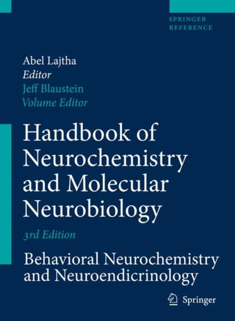Handbook Of Neurochemistry And Molecula By Blaustein  Jeffrey D