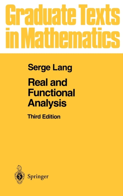 Real And Functional Analysis By Lang, Serge