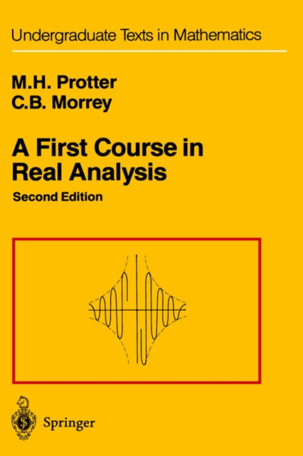 A First Course In Real Analysis By Protter, Murray H.
