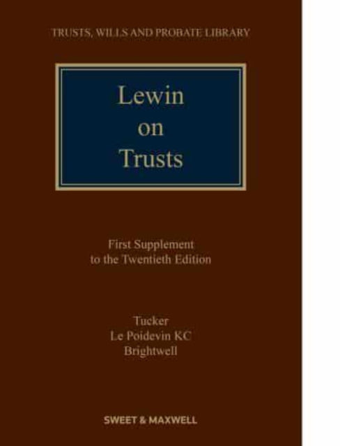 Lewin Law Of Trusts E20 S1
