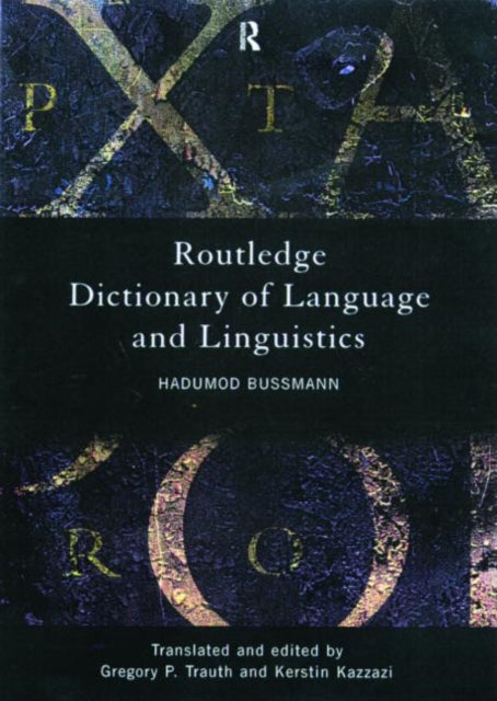 Routledge Dictionary Of Language And Lin