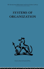Systems Of Organization