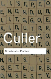 Culler Structuralist Poetics