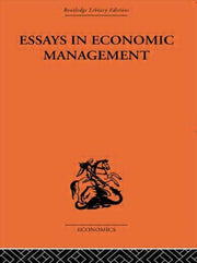 Essays In Economic Management